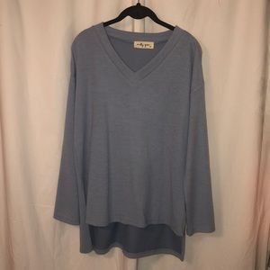 Periwinkle Bell Sleeved Molly Green Sweater